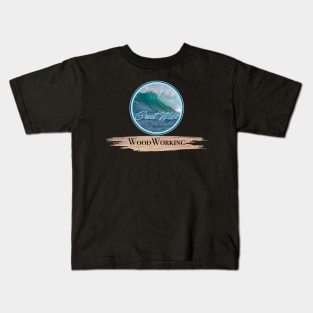 Great Wave Woodworking Kids T-Shirt